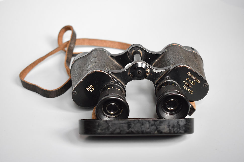 Thumbnail: 6x30 Dienstglas binoculars set 'blc KF' + case