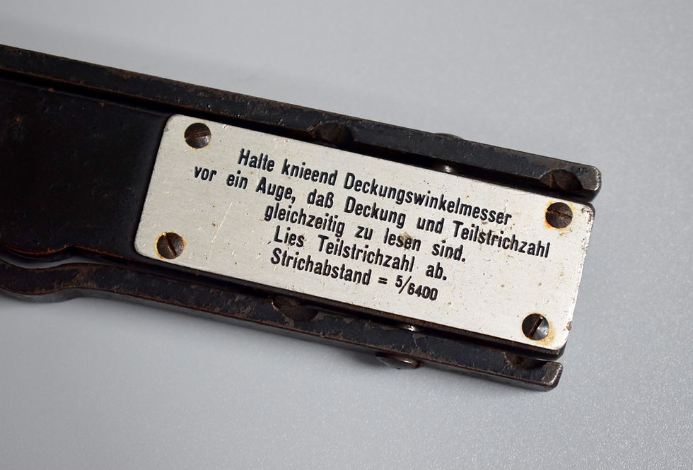 Thumbnail: Deckungswinkelmesser 'JDEM Wedel H/6400'