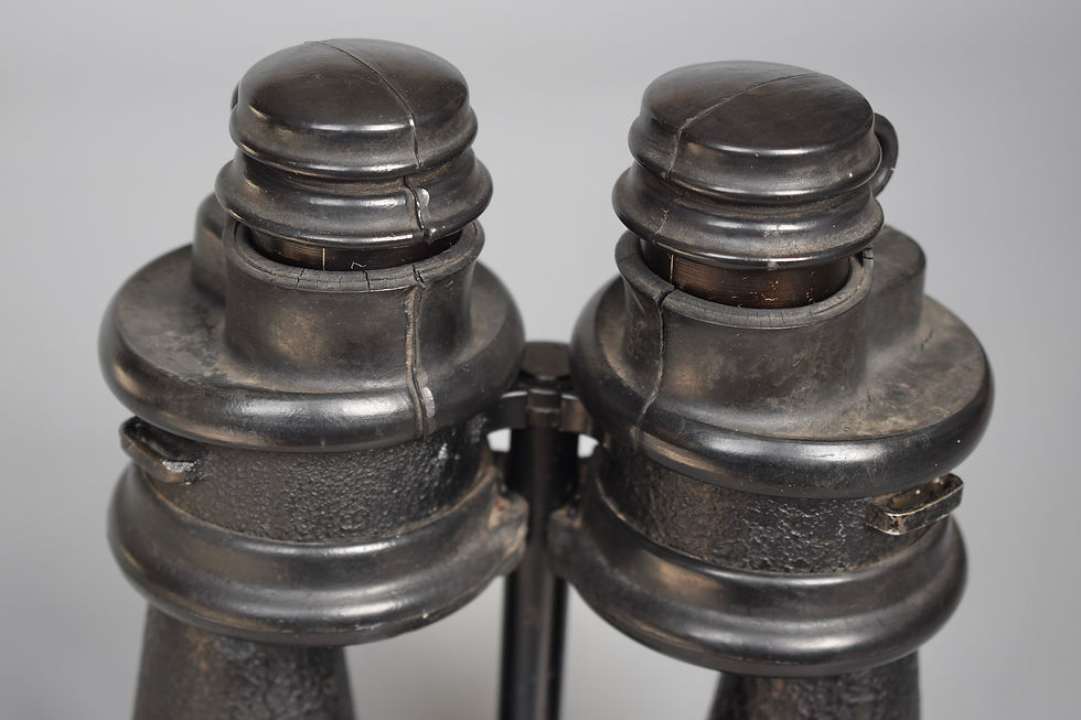 Thumbnail: Cased Leitz 7x50 Kriegsmarine U-boat binoculars 'beh'