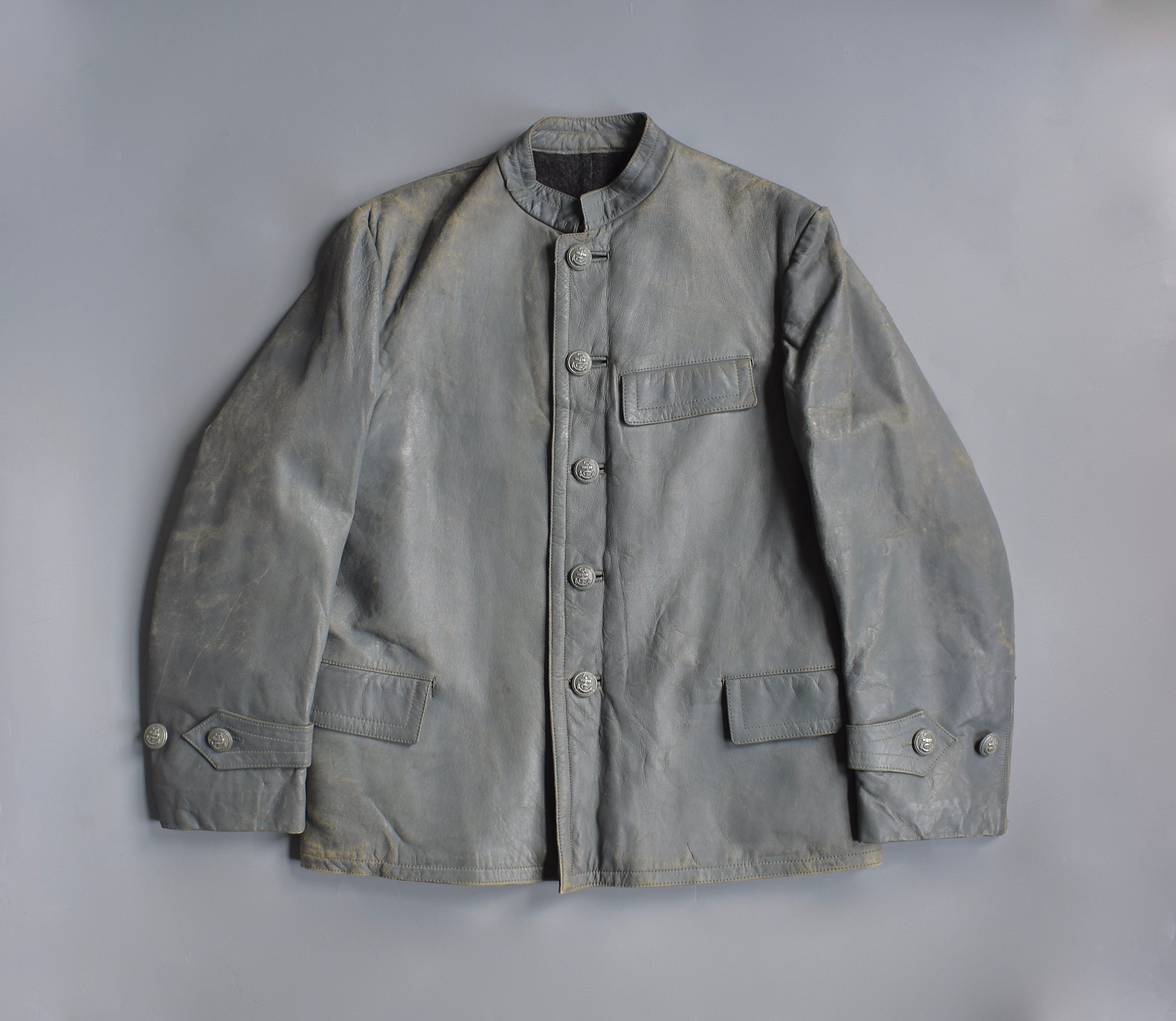 Kriegsmarine crewman grey leather jacket