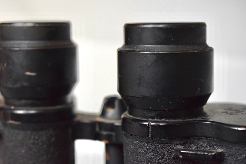 Thumbnail: Zeiss 7x50 Kriegsmarine smooth ocular binoculars 'blc'