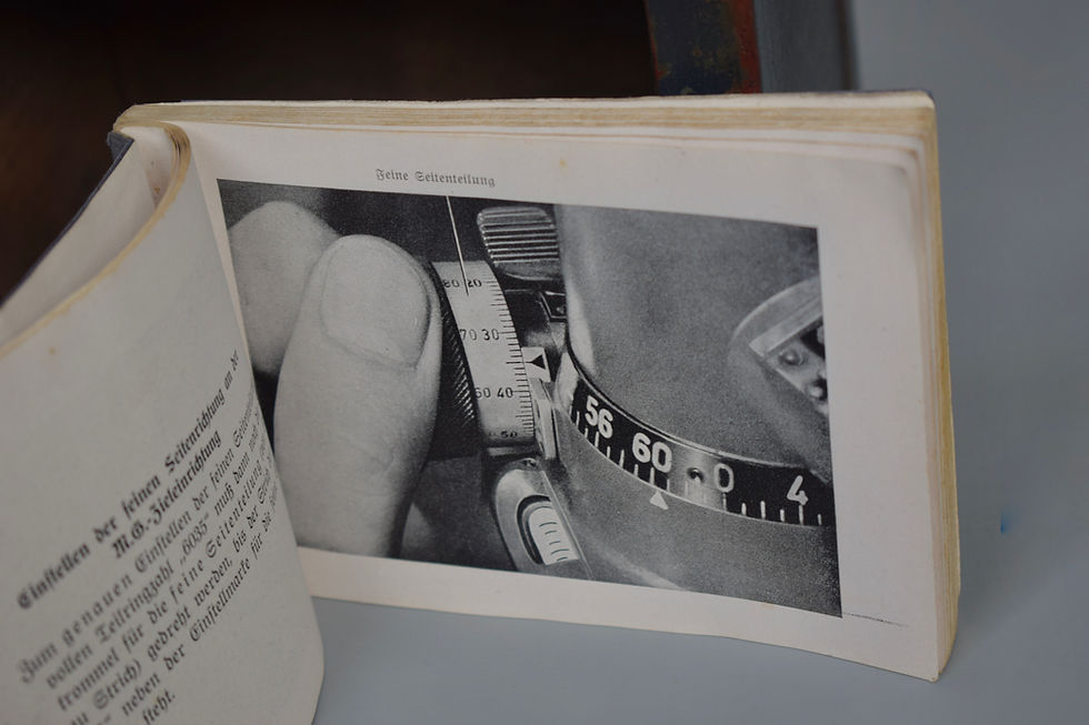 Thumbnail: Boxed Richtkreis 31 'Gebr Wichmann' +s.M.G. manual '1942'
