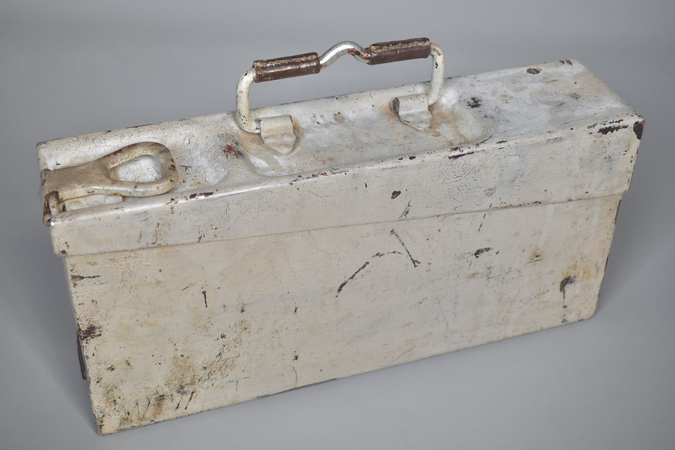 Winter camouflage MG34/42 ammo tin 'S.m.K.'