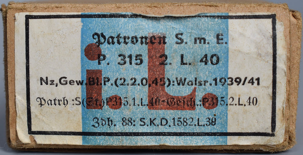 Thumbnail: 7.92x57mm Patronen s.S. ammunition boxes set