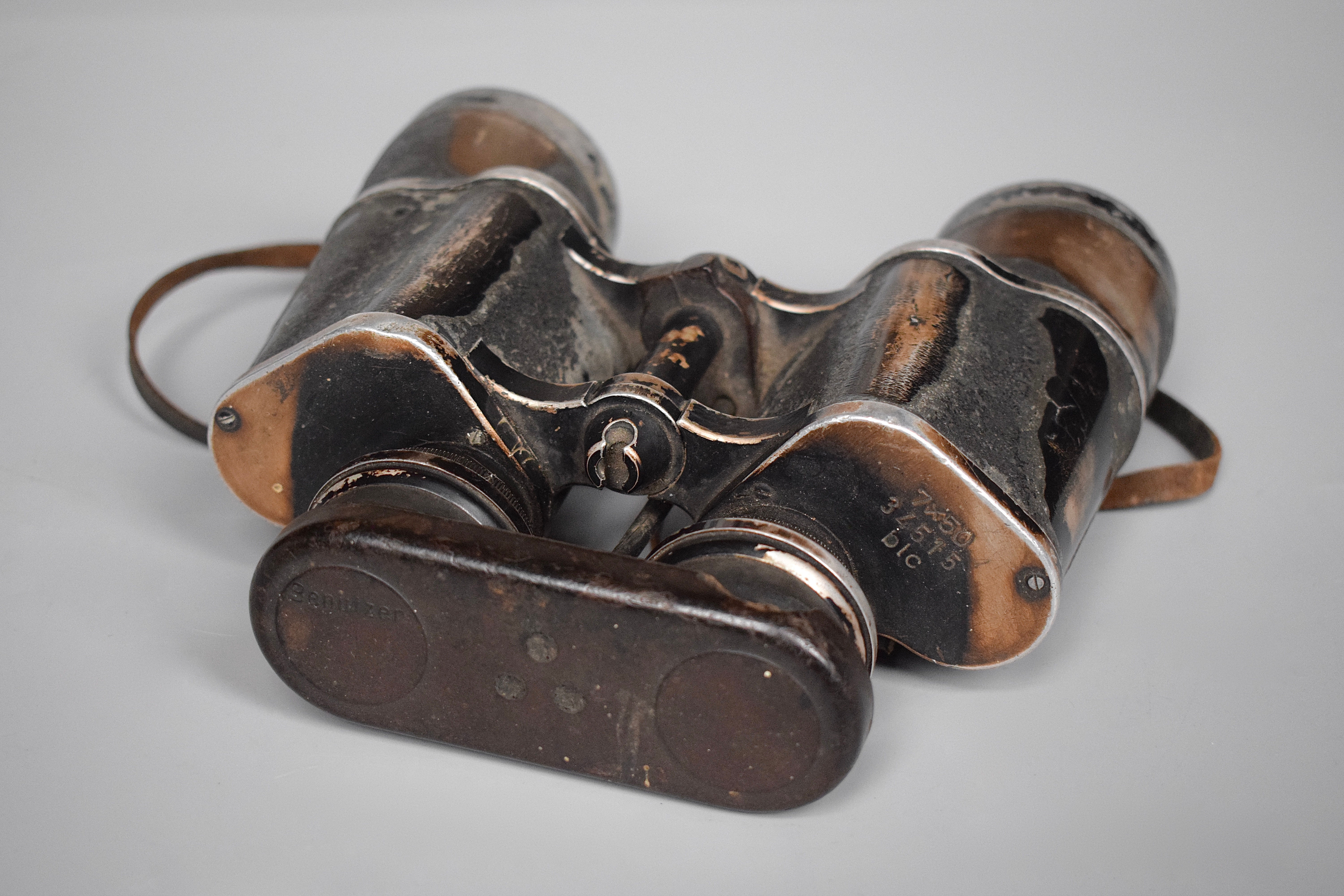 Zeiss 7x50 Kriegsmarine gas mask binoculars 'blc'