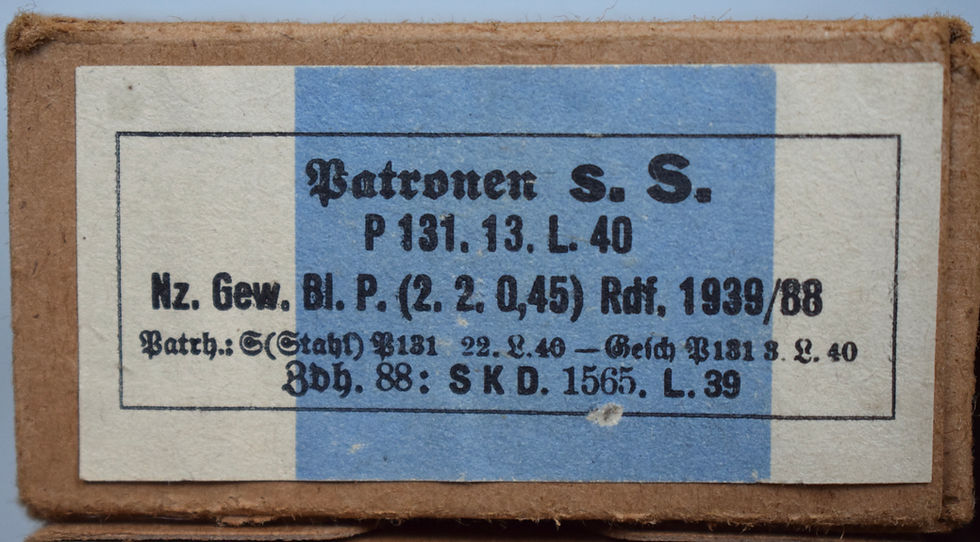 Thumbnail: 7.92x57mm Patronen ammunition boxes set x6