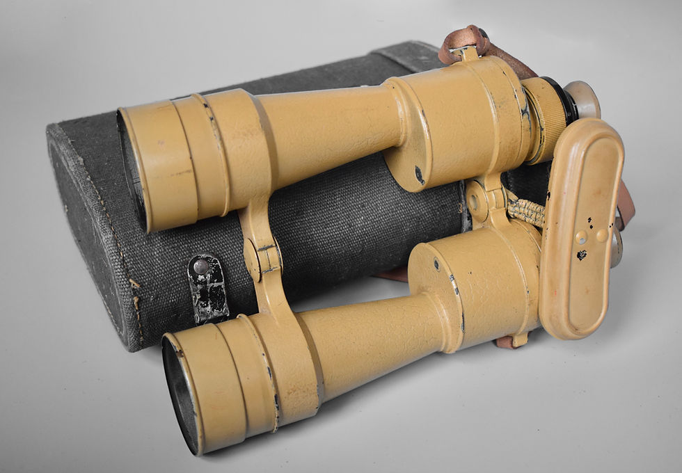 Thumbnail: Huet 10x50 Dienstglas binoculars + case