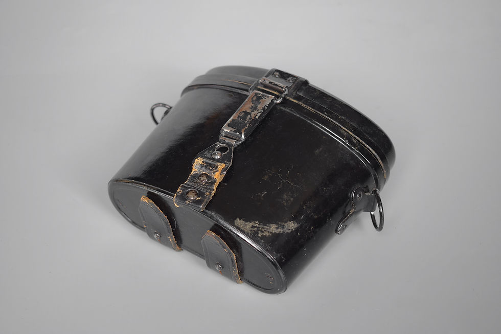 6x30 Dienstglas black bakelite binocular case