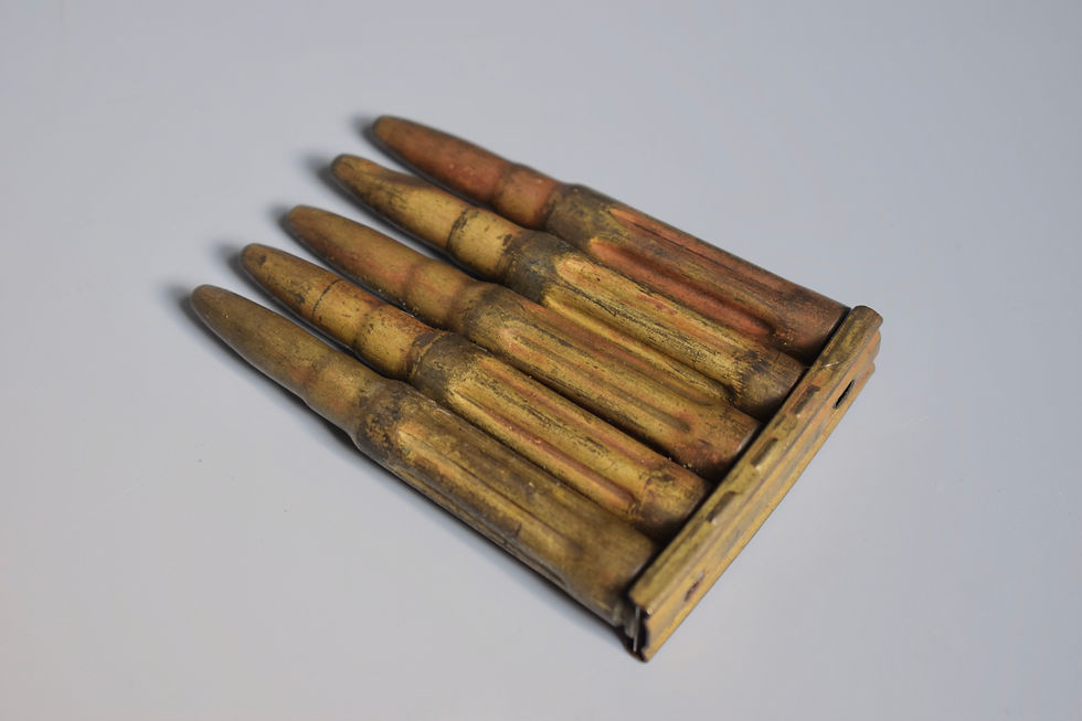 7.92x57mm Exerzierpatrone clip 'P 1937'