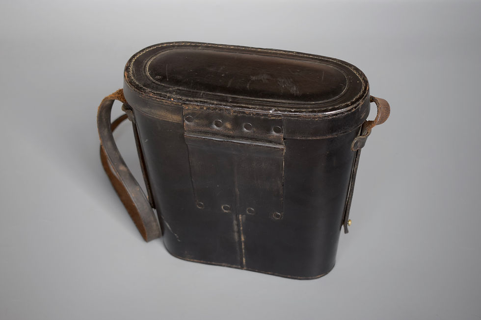 Thumbnail: Mint Srb & Stys 'bmk' 7x50 Dienstglas binoculars + case 'bmk 1943'