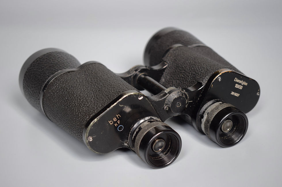 Thumbnail: Leitz Wetzlar 10x50 Dienstglas Officer's binoculars 'beh'