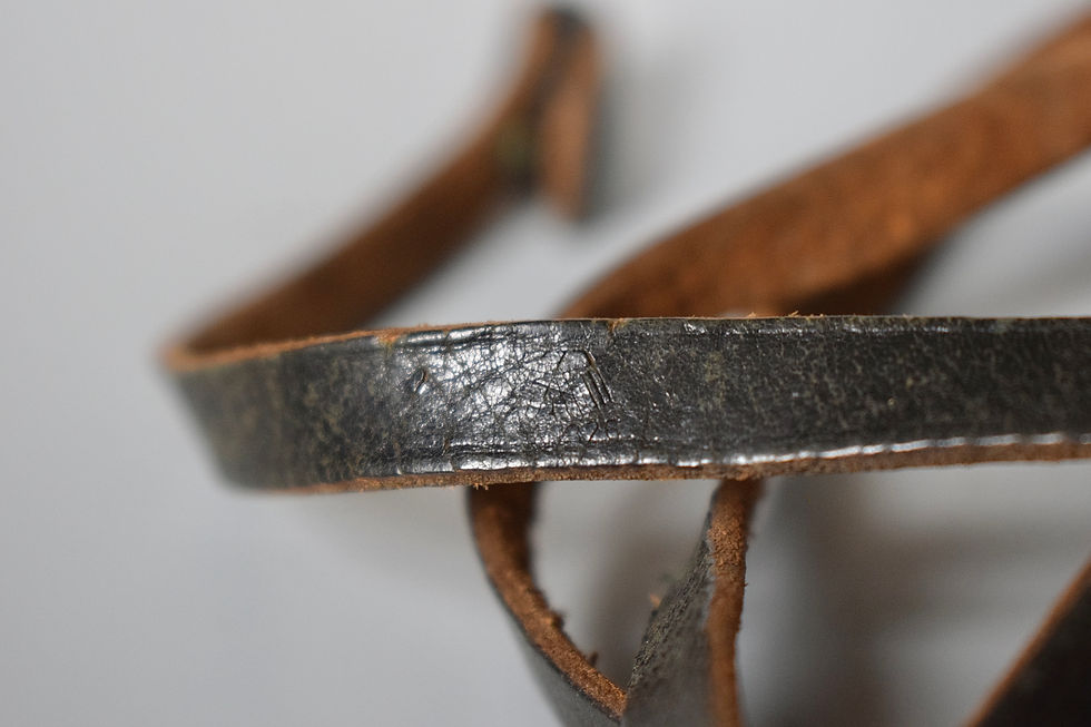 Thumbnail: Dienstglas leather neck strap '1935 WaA326'