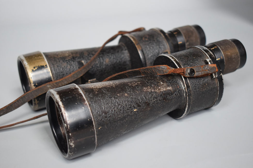 Thumbnail: Leitz 'beh' 7x50 Kriegsmarine U-boat binoculars