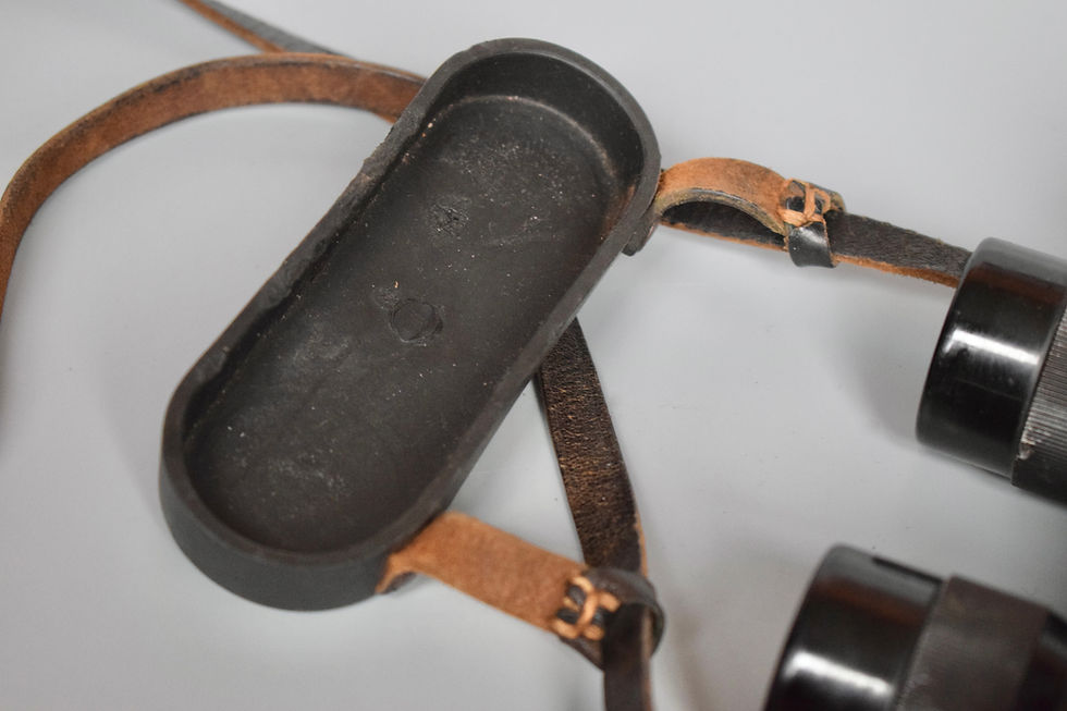 Thumbnail: Zeiss 7x50 Kriegsmarine binoculars 'blc' + accessories