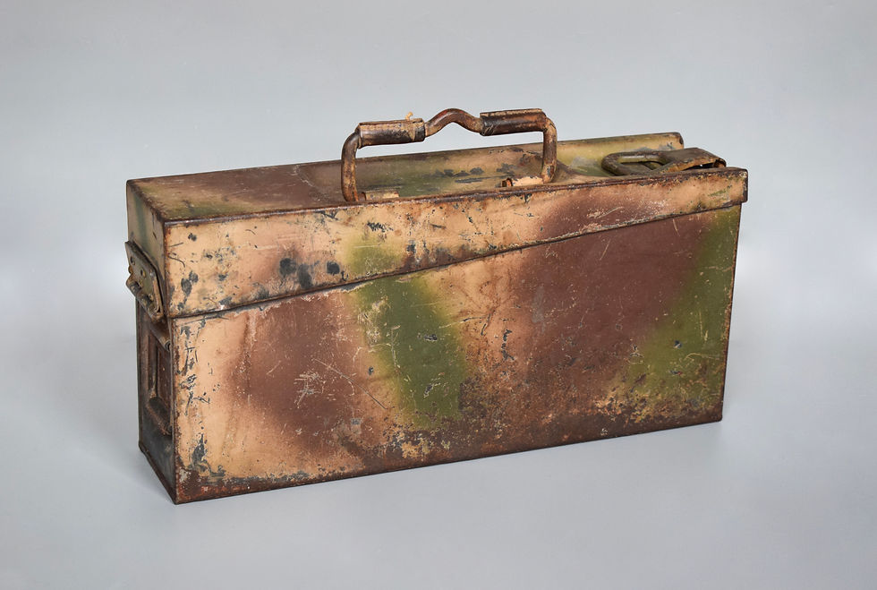 Normandy camouflage MG34/42 ammo box