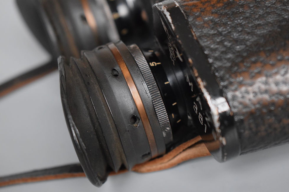 Thumbnail: Zeiss 7x50 Kriegsmarine binoculars 'M.A.Z.a.'
