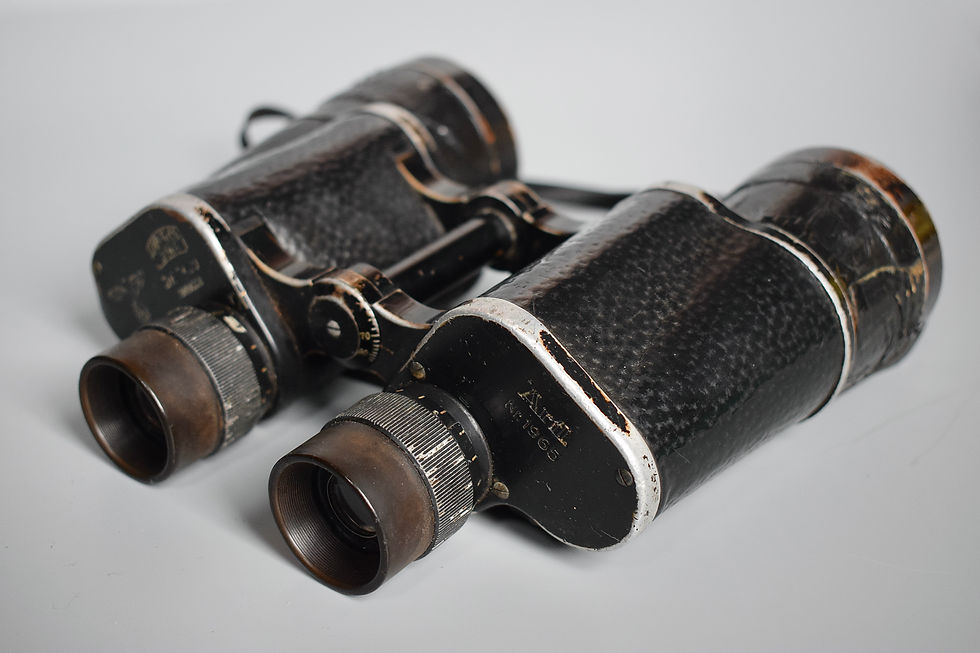 Thumbnail: Zeiss 7x50 Kriegsmarine Küstenartillerie binoculars 'Artl.' + case