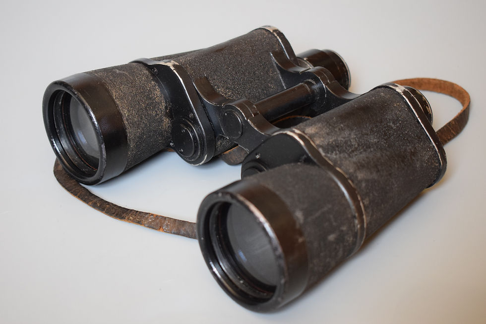 Thumbnail: Zeiss 7x50 Kriegsmarine smooth ocular binoculars 'blc'