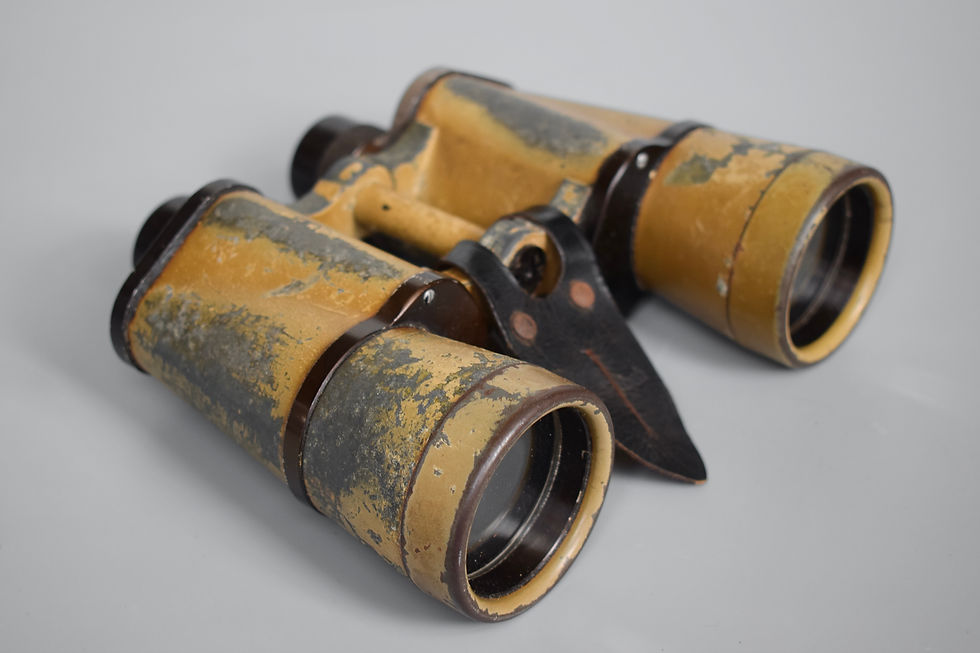 Late-war Leitz 7x50 Dienstlgas binoculars 'beh'