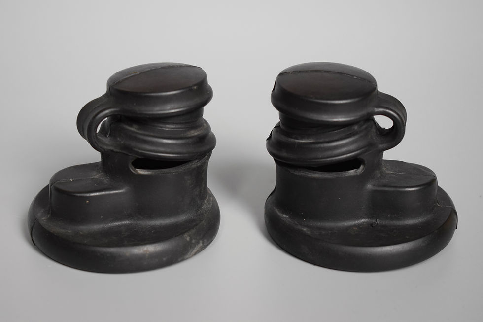 Thumbnail: Kriegsmarine Leitz 7x50 binocular rubber armour