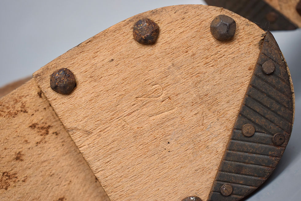 Thumbnail: Late-war wood soled canvas boots