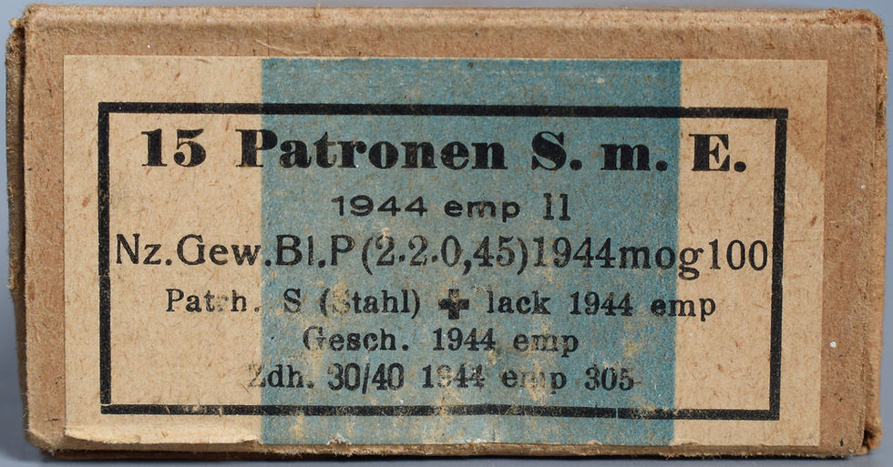 Thumbnail: 7.92x57mm Patronen S.m.E. ammunition boxes set '1944'