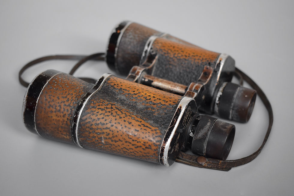 Thumbnail: Zeiss 7x50 Kriegsmarine Küstenartillerie binoculars 'Artl.'