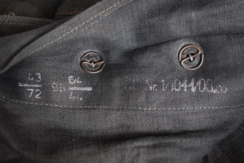 Thumbnail: Gebirgsjäger M43 HBT tunic 'RBNr'