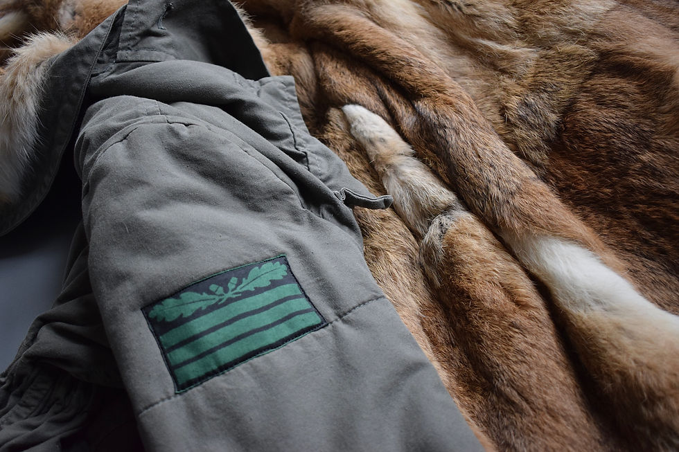 Thumbnail: Waffen SS Hauptsturmführer winter parka jacket
