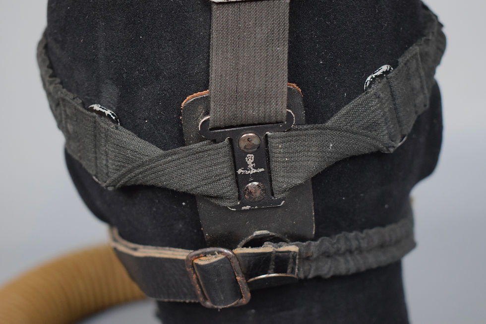 Thumbnail: RARE Kriegsmarine Optical Gasmask 'Draeger' + accessories