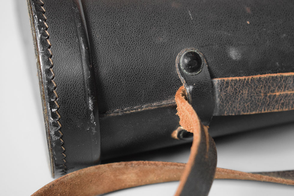 Thumbnail: Kriegsmarine 7x50 binocular case 'Carl Zeiss Jena' + strap