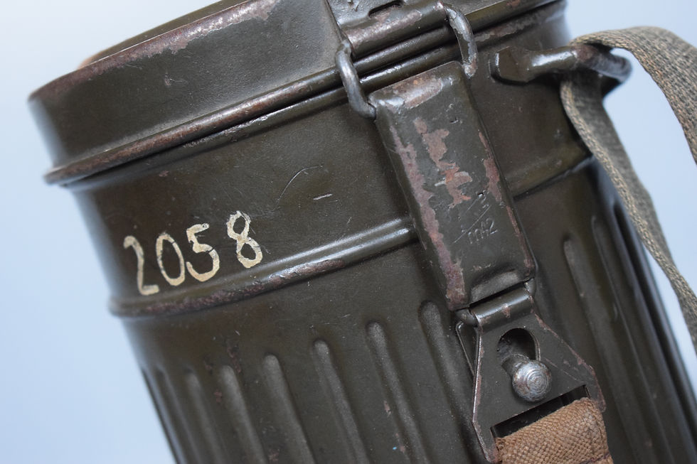 Thumbnail: Matching M38 gas mask set '1943'