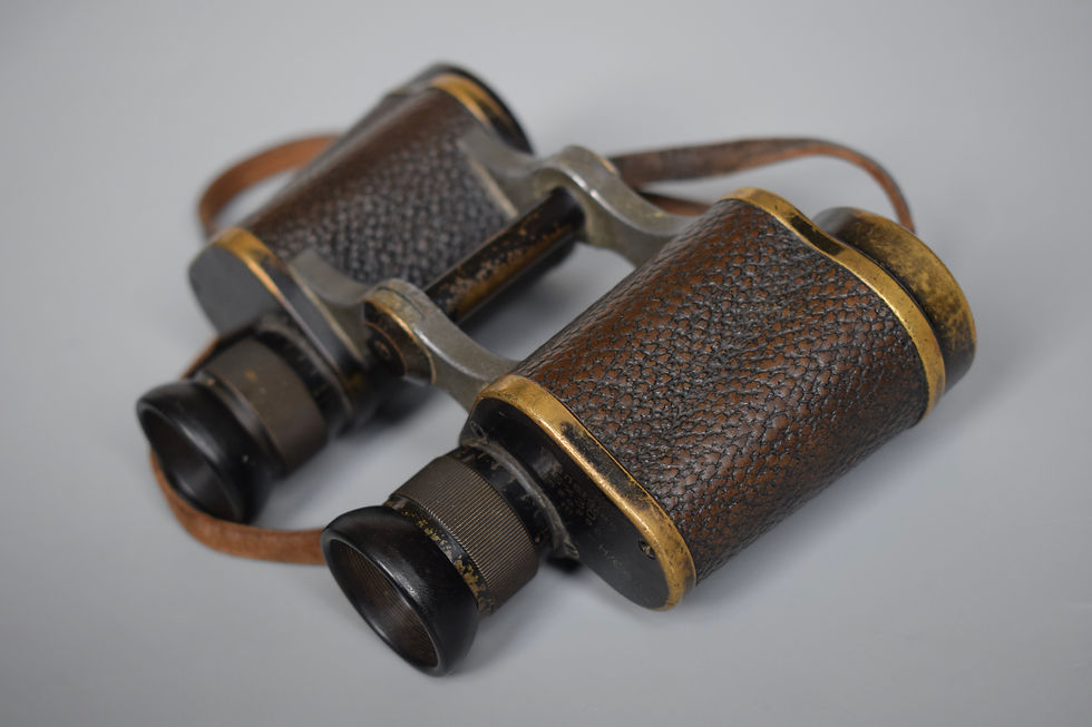 Early 6x30 Dienstglas 'Carl Zeiss Jena' binoculars