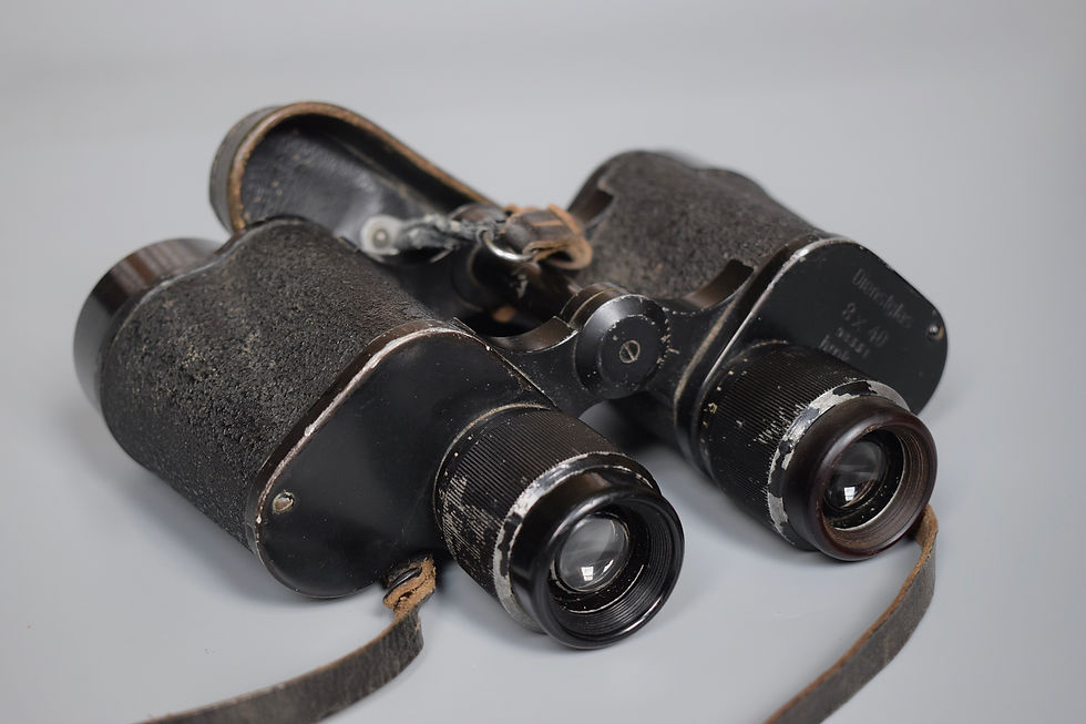 Thumbnail: RARE Srb & Stys 8x40 Dienstglas binoculars 'bmk'