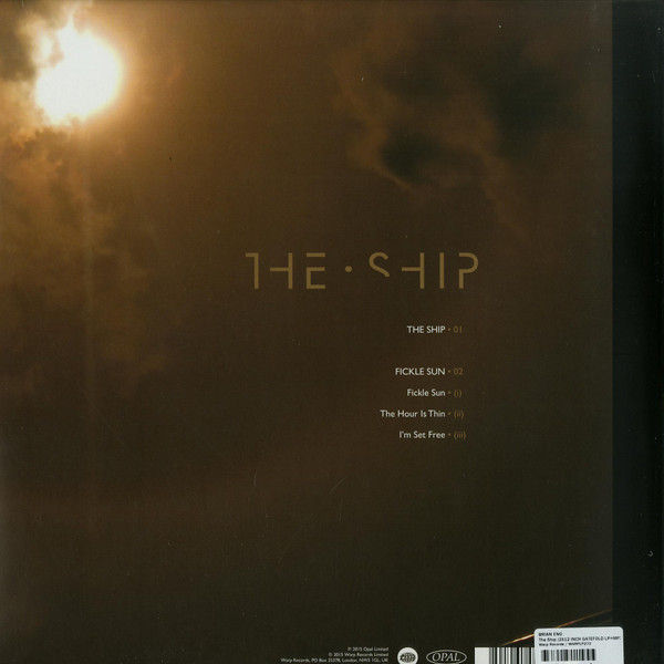 Copertina LP The-Ship, dettagli traccia
