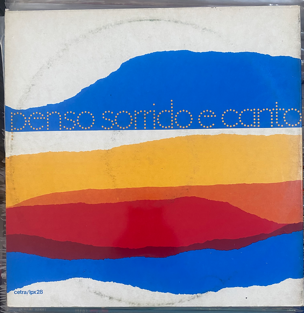 Copertina album: "Penso, Sorrido e Canto"