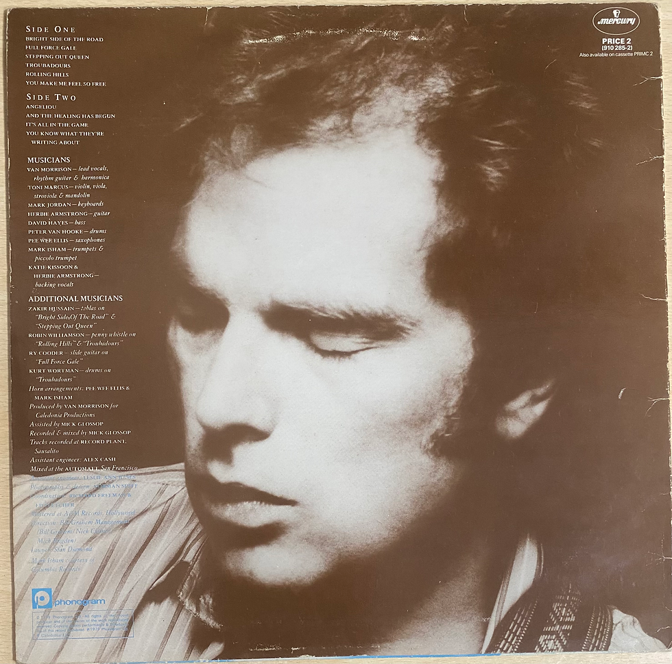 Franco Fasano, Un Cielo Che Non Sai, LP, retro copertina album