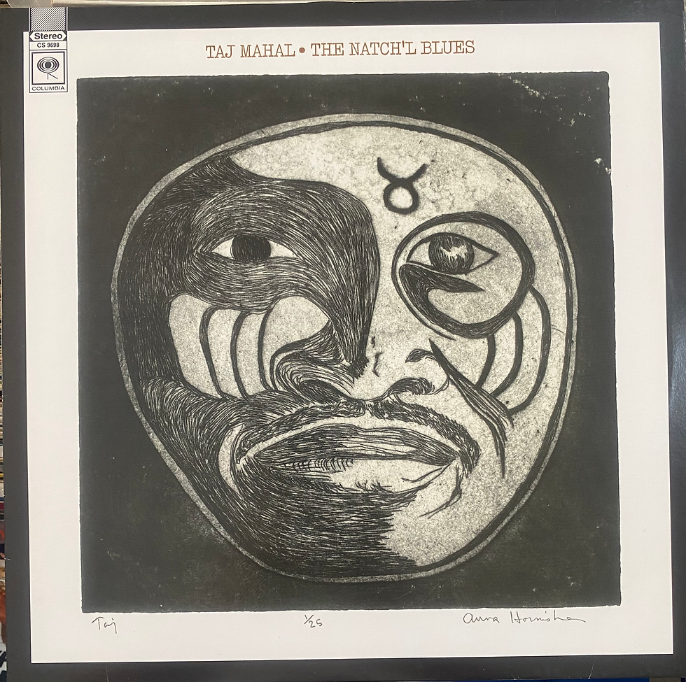 Copertina disco Billy Harris, Toro, volto stilizzato