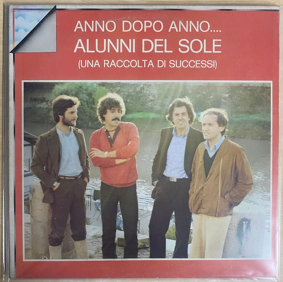 Copertina dell'album "Anno dopo anno... Alunni del Sole"