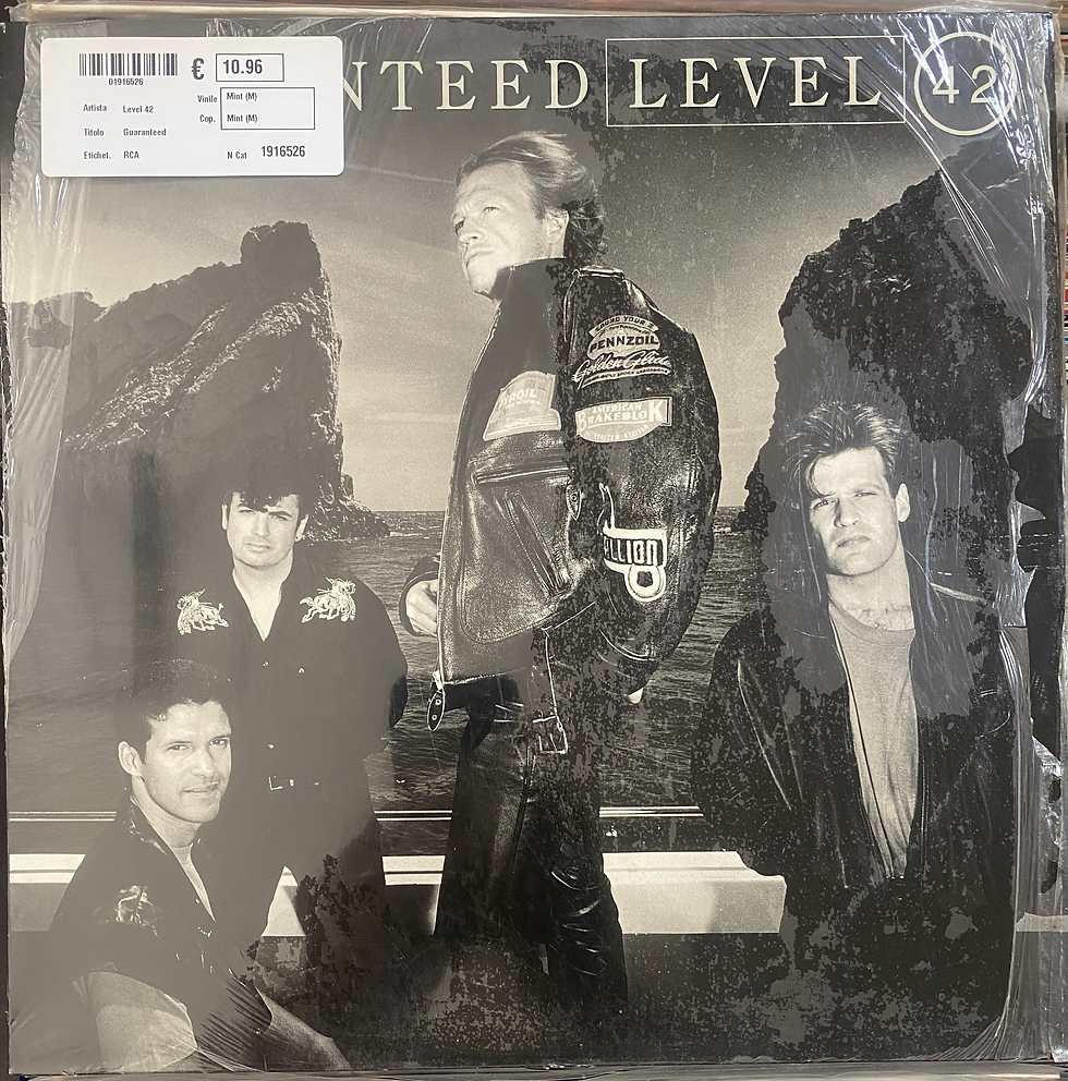 Copertina dell'album "Guaranteed Level", band in posa