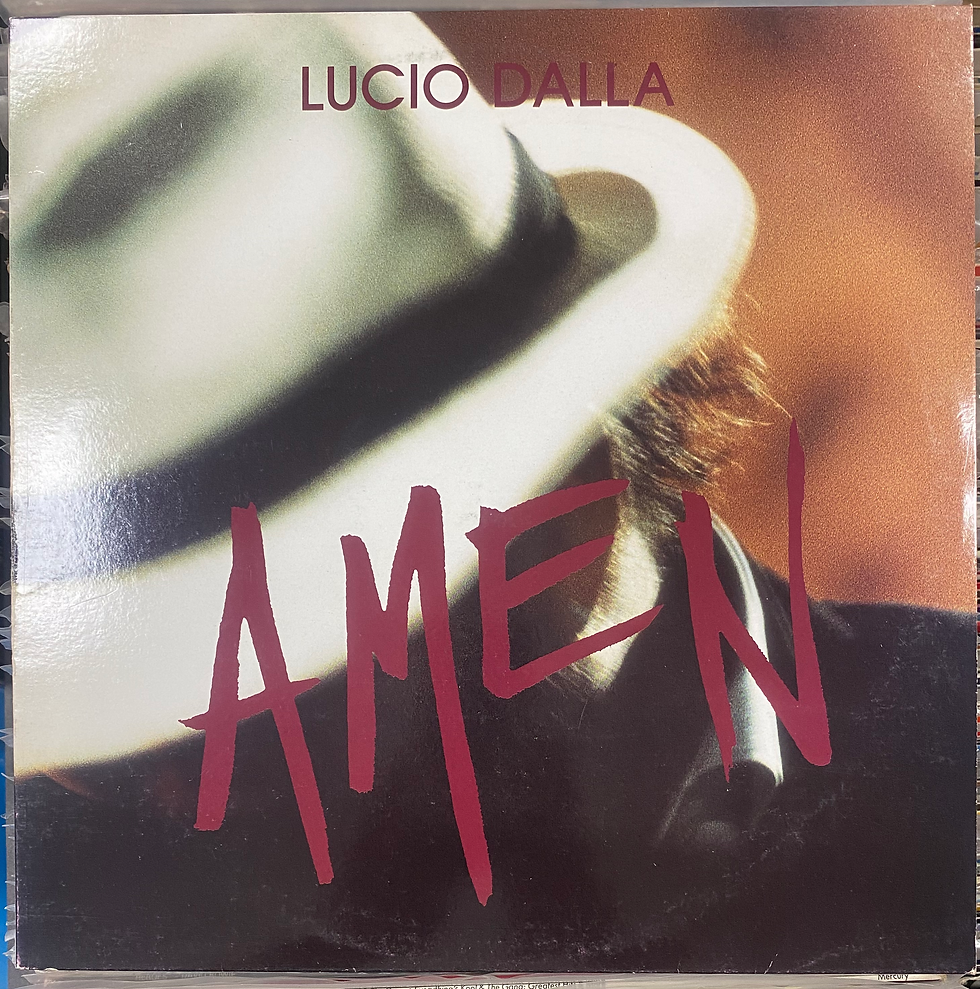 Copertina di Lucio Dalla, Amen