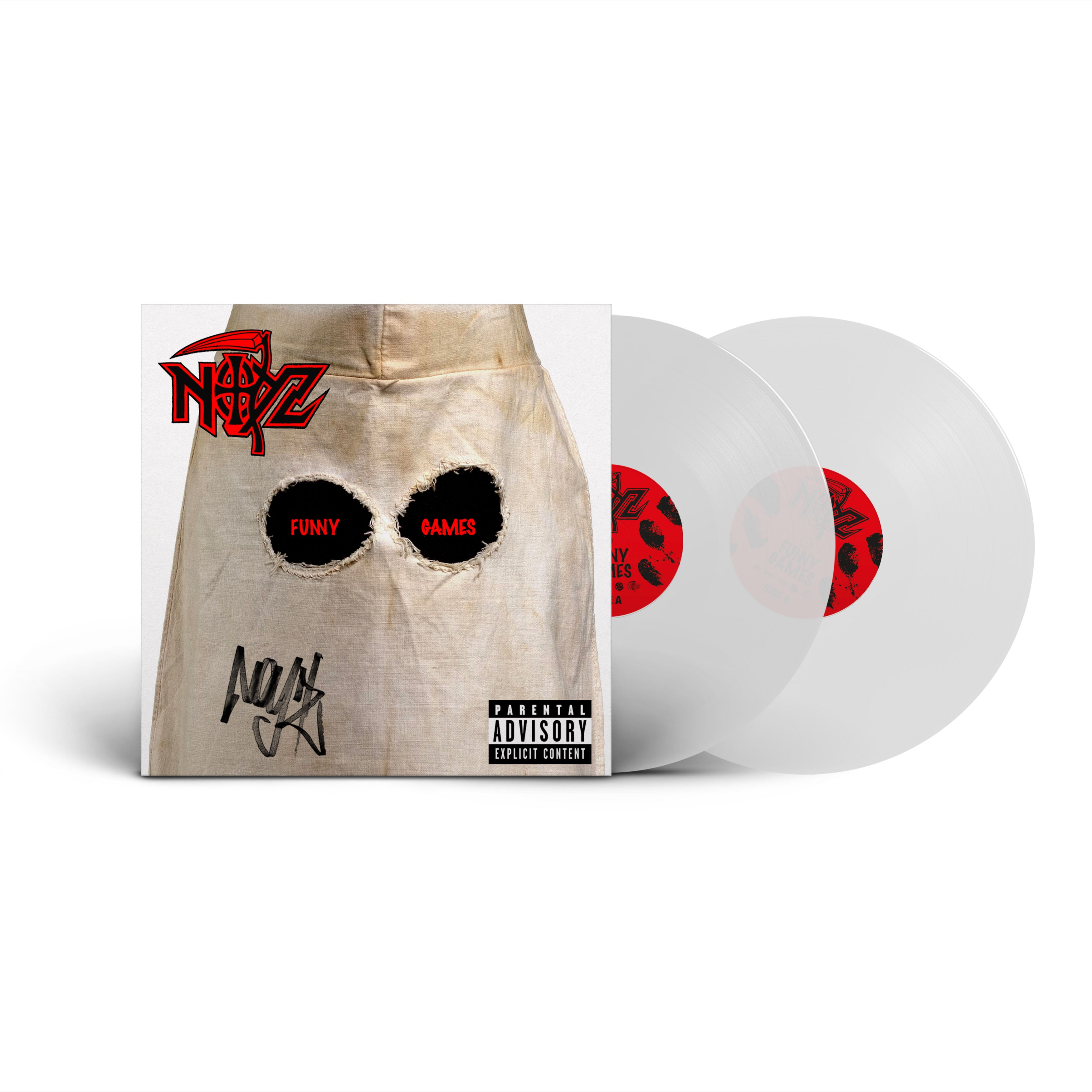 Noyz Narcos - Funny Games White Zombie Edition Autografato LP