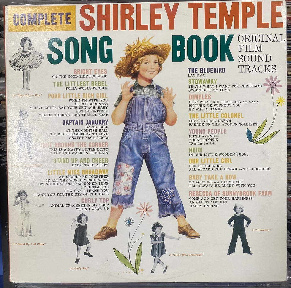 Copertina disco Shirley Temple: Canzoni originali