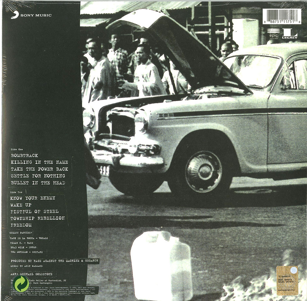 Miniatura: Copertina posteriore, auto in panne, 50 Cent Get Rich Or Die Tryin', dettagli album