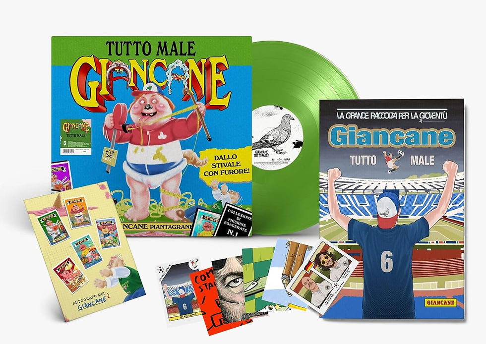 Giancane Tutto Male: LP, libro e gadget