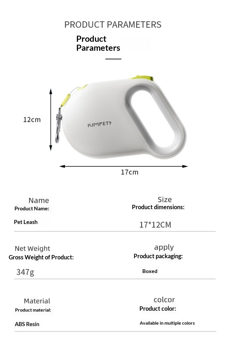Thumbnail: Pet Leash Telescopic Controllable Safety Dog Walking Rope Cross-Border Spot Whol
