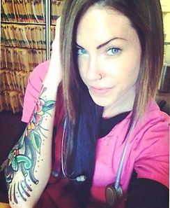 tattooed nurse, tattooed doctor, tattooed and employed