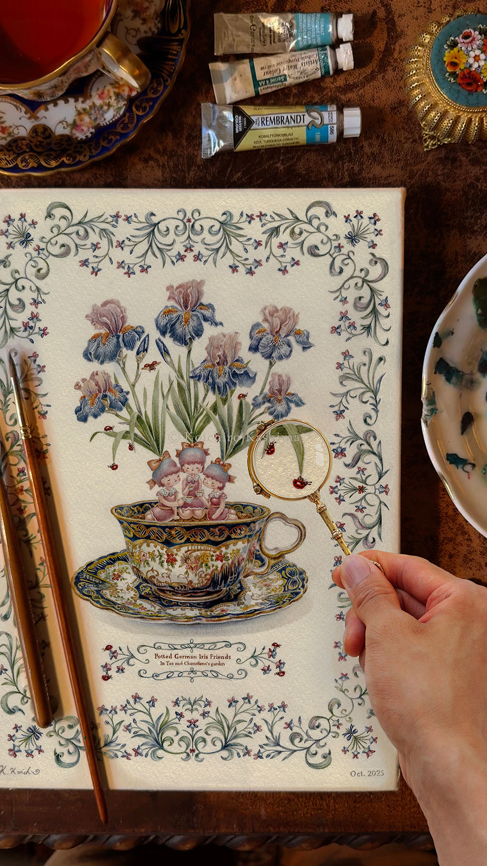 サムネイル： Potted German Iris Friends