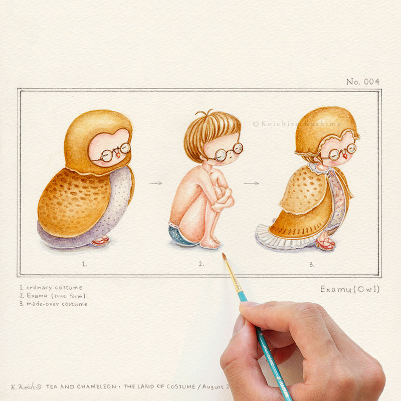 サムネイル： Owl costume