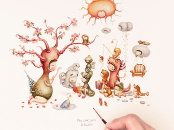 Tea and Chameleon -about characters-